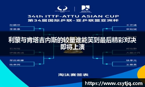 利蒙与肯塔吉内斯的较量谁能笑到最后精彩对决即将上演